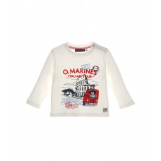 ORIGINAL MARINES  DCP0213NM 11-4201TCX  MΠΛΟΥΖΑ ΜΑΚΡΥΜΑΝΙΚΗ  ΛΕΥΚΗ